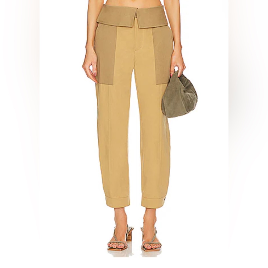 Frame Foldover Pants
